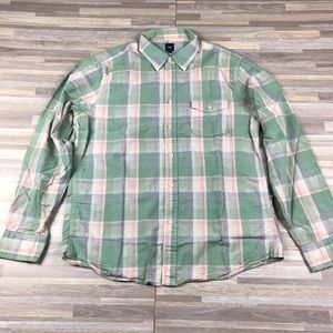 Gap Long sleeve Plaid shirt size L
